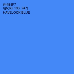 #4488F7 - Havelock Blue Color Image